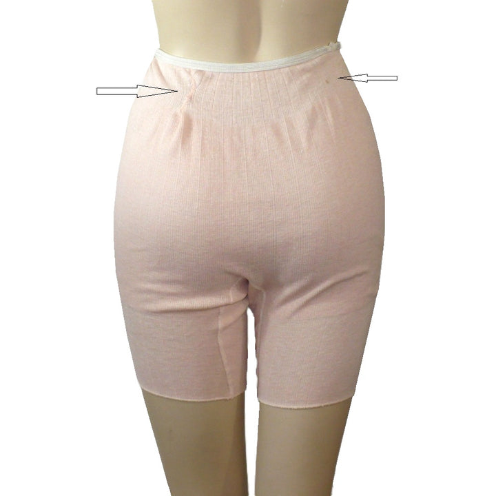 1930s Vintage Warm Tuckstitch Snuggies Long Leg Panties for Winter.