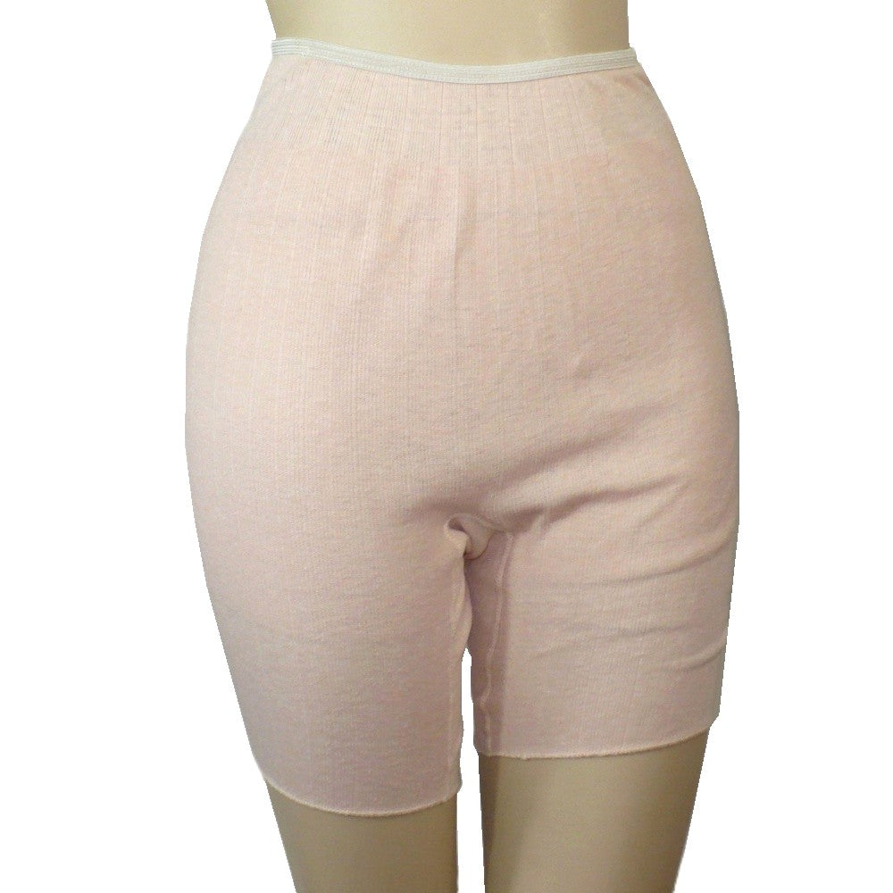 1930s Vintage Warm Tuckstitch Snuggies Long Leg Panties for Winter.