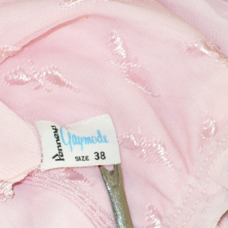 1950s Vintage Pink Embroidered Ruffle Fancy Pants Granny Panties .