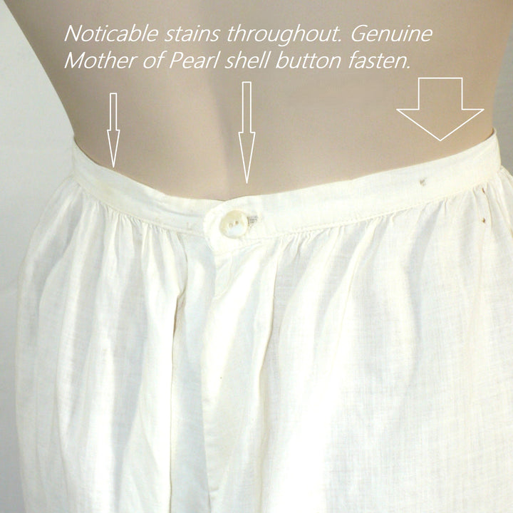 1880s Victorian Split Bloomers.