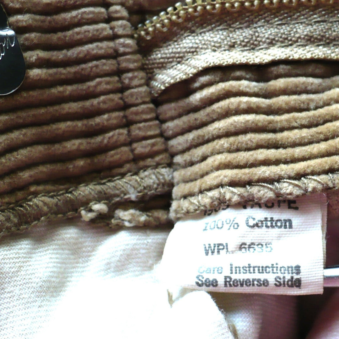 1980s Women's Vintage Cord Climbing Knickers Sportswear.