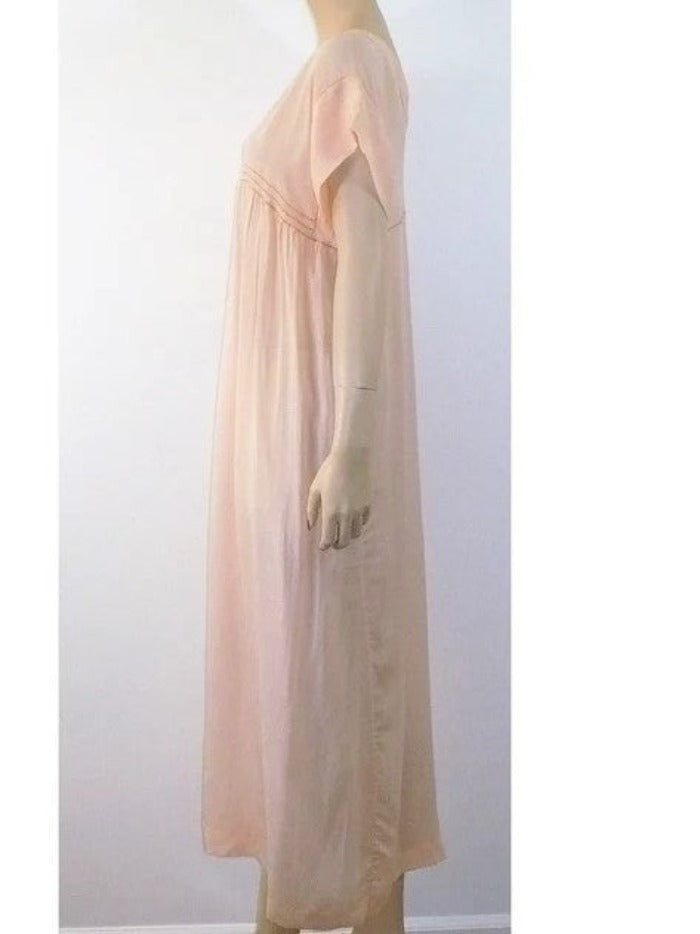 1910 Peach Silk Nightgown
