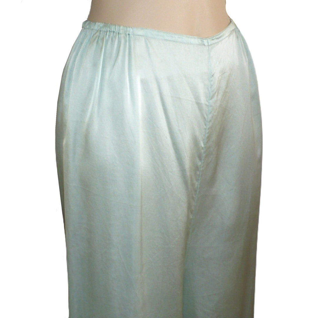 1930s Vintage Seafoam Satin Camisole Pajamas, Loungewear.