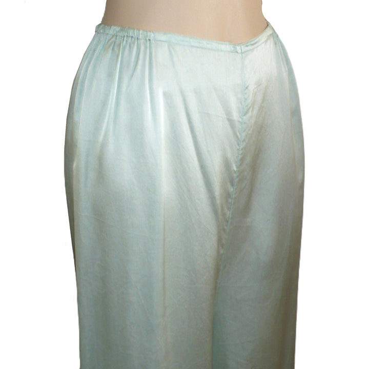 1930s Vintage Seafoam Satin Camisole Pajamas, Loungewear.