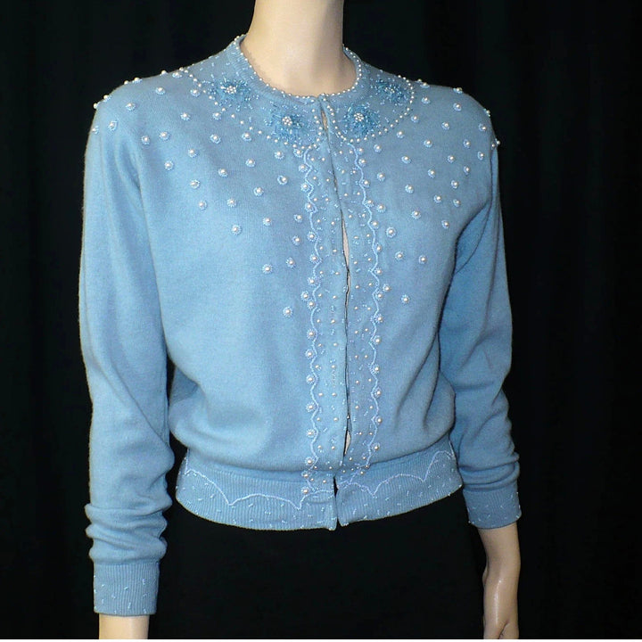 Beaded vintage sweater.