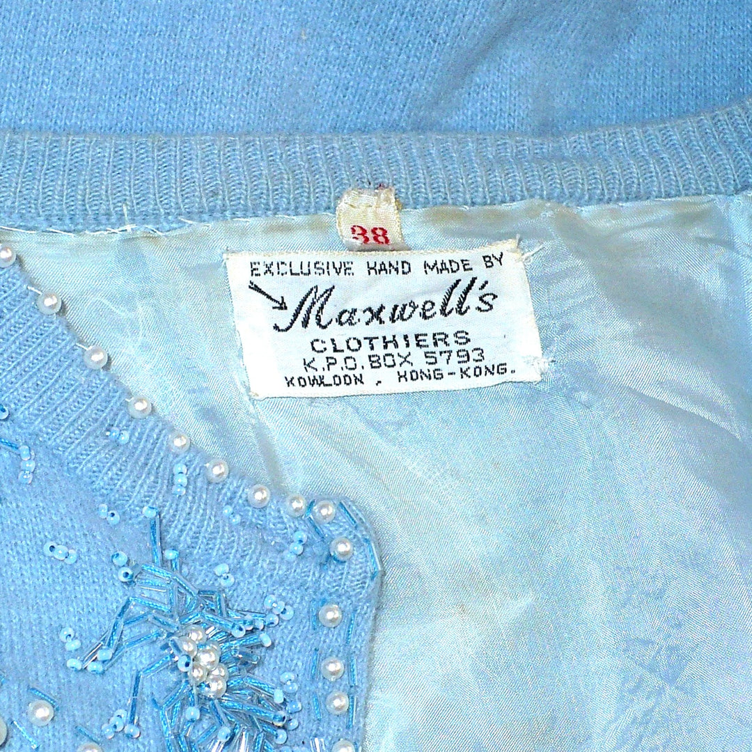 Beaded vintage sweater.