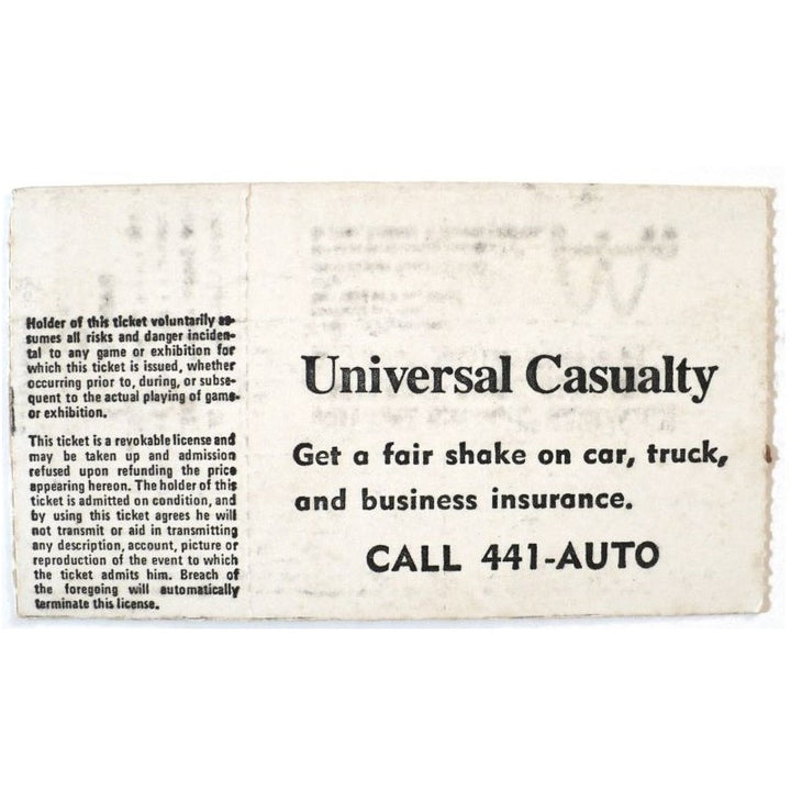 Ticket stub.