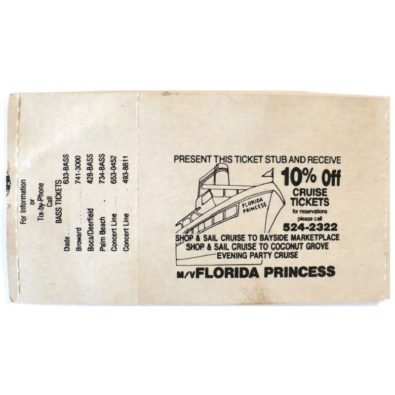 Ticket stub.