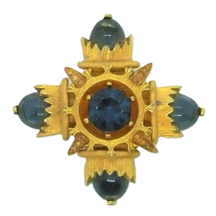 1955 Maltese Cross Convertible Pin Brooch Pendant by Howard Benedik.