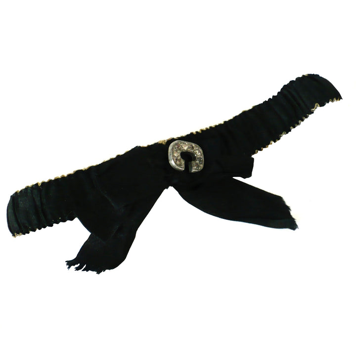Victorian Memento Mori Mourning Garter.