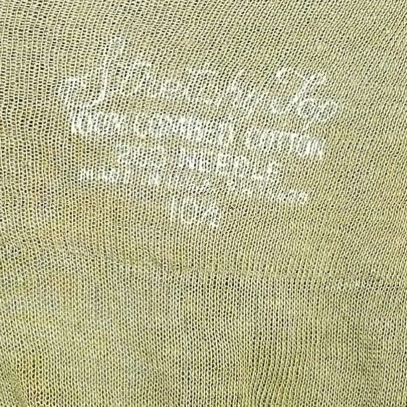 Thigh high stockings welt stamp.