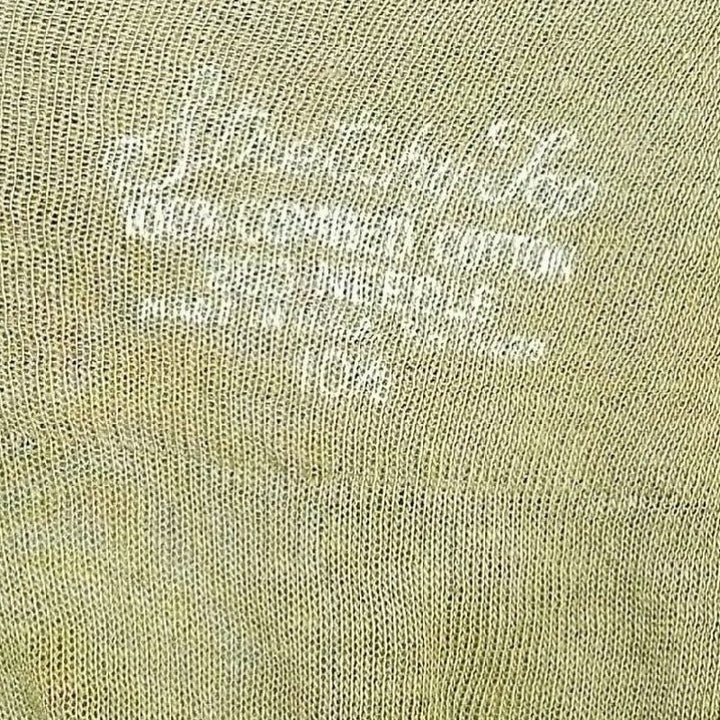 Thigh high stockings welt stamp.