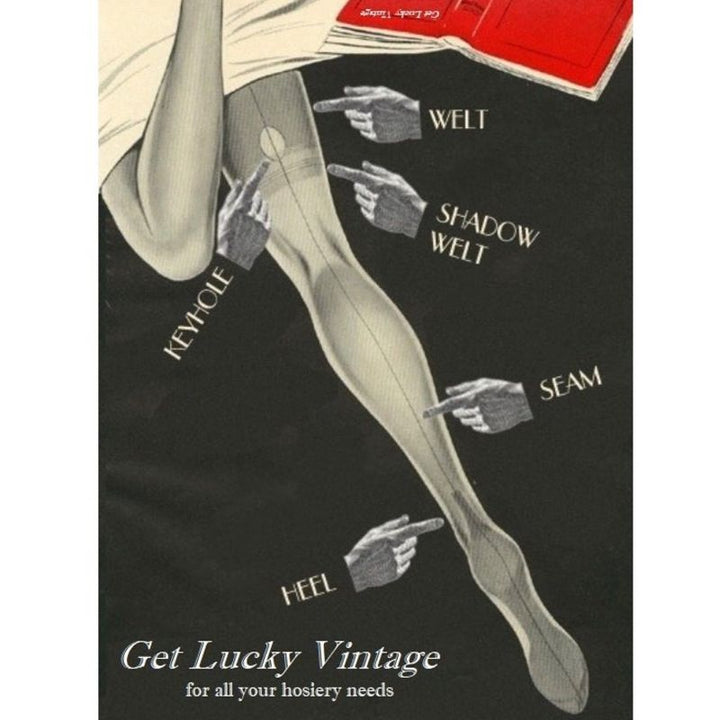 Thigh high stockings terminology graph.