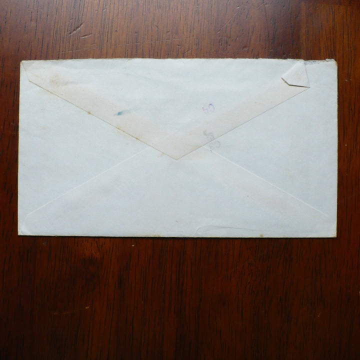1988 Marty Friedman Handwritten Letter's envelop back side.
