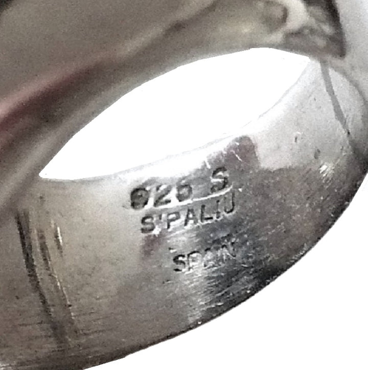 Sz 9 Modernist Reverie Ring by S’Paliu 1960s