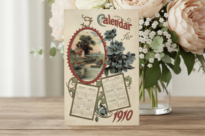 1910 Calendar New Year