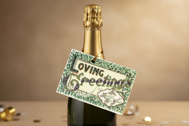 1910 Irish Happy New Year Postcard