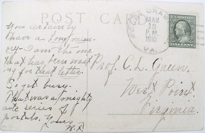 Back of postcard.
