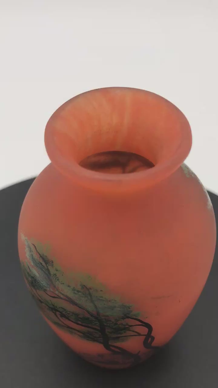 1890s-1910 Muller Frères Lunéville Vase - France (4 inches)