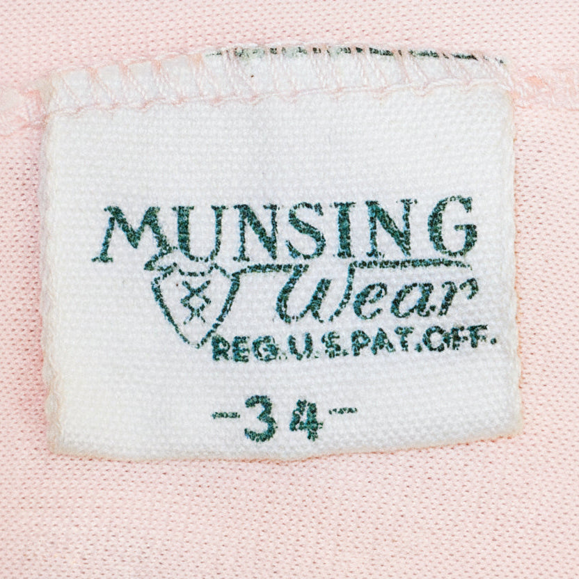 Vintage rayon long leg panty label.