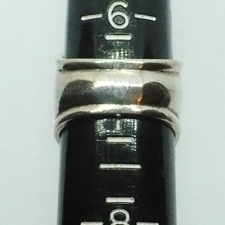 1980s Vintage Sterling Silver Crinkle Ring Size 7